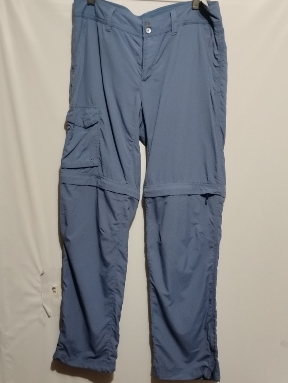 Columbia Convertible Cargo/Hiking‎ Lightweight Pants 10- Blue